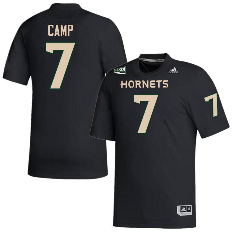Sacramento State Hornets #7 Carson Camp College Football Jerseys Stitched Sale-Black